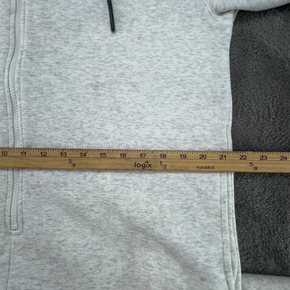 Fabletics Light Grey Heathered Full Zip Hoodie‎ Sweatshirt Jogger Pants Womens L - Picture 11 of 16